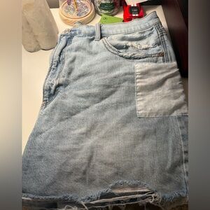 American Eagle Blue Denim Shorts